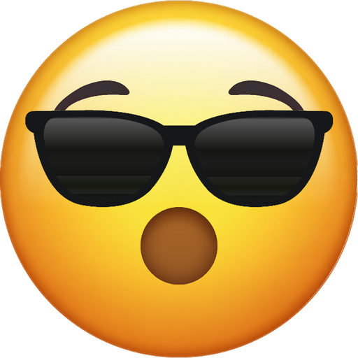 Shocked behind sunglasses